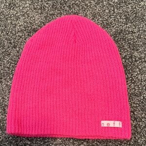 Neff Vibrant Pink Knit Beanie